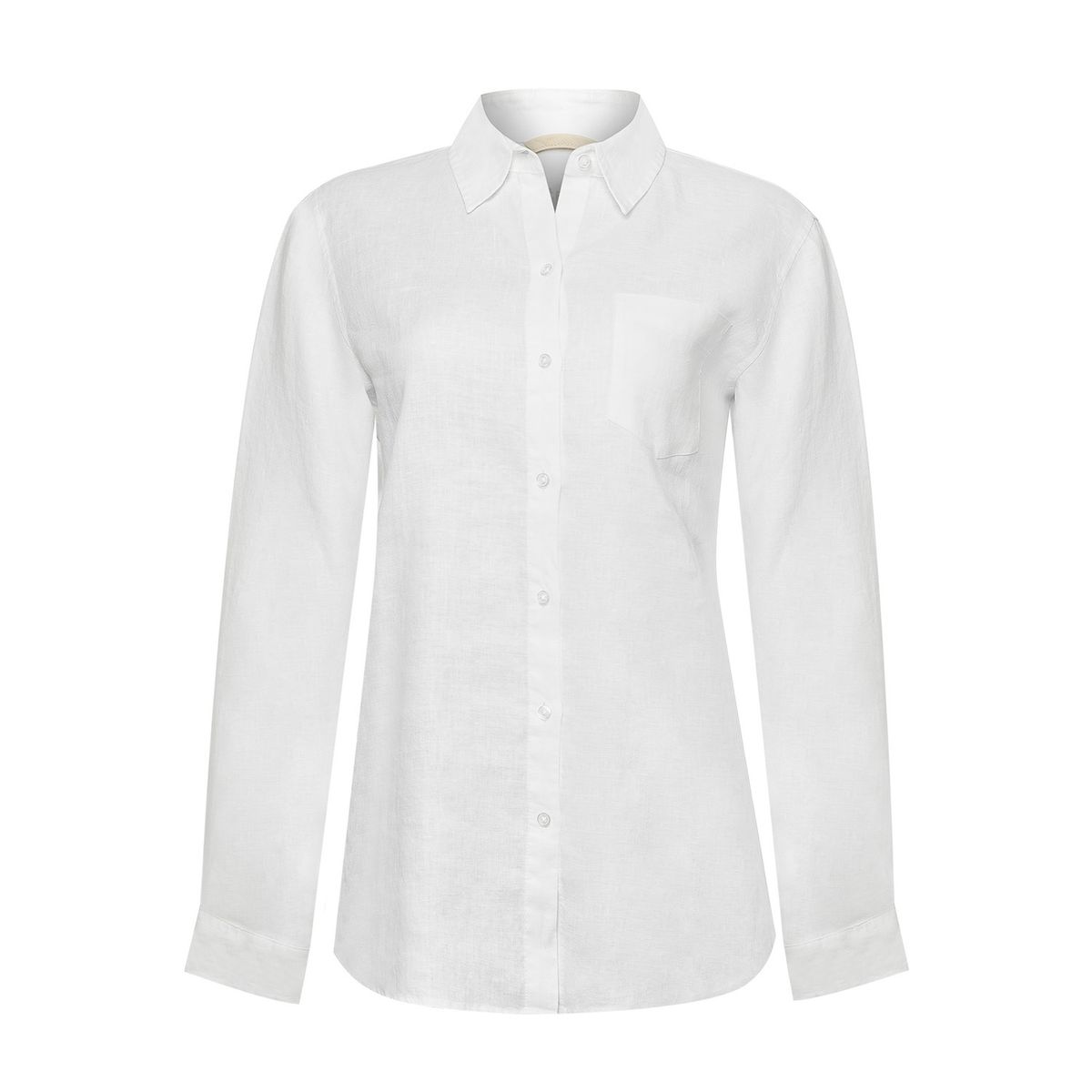 ROCKFORD - Blusa Lino Orgánico Mujer Lirio Blanco ROCKFORD