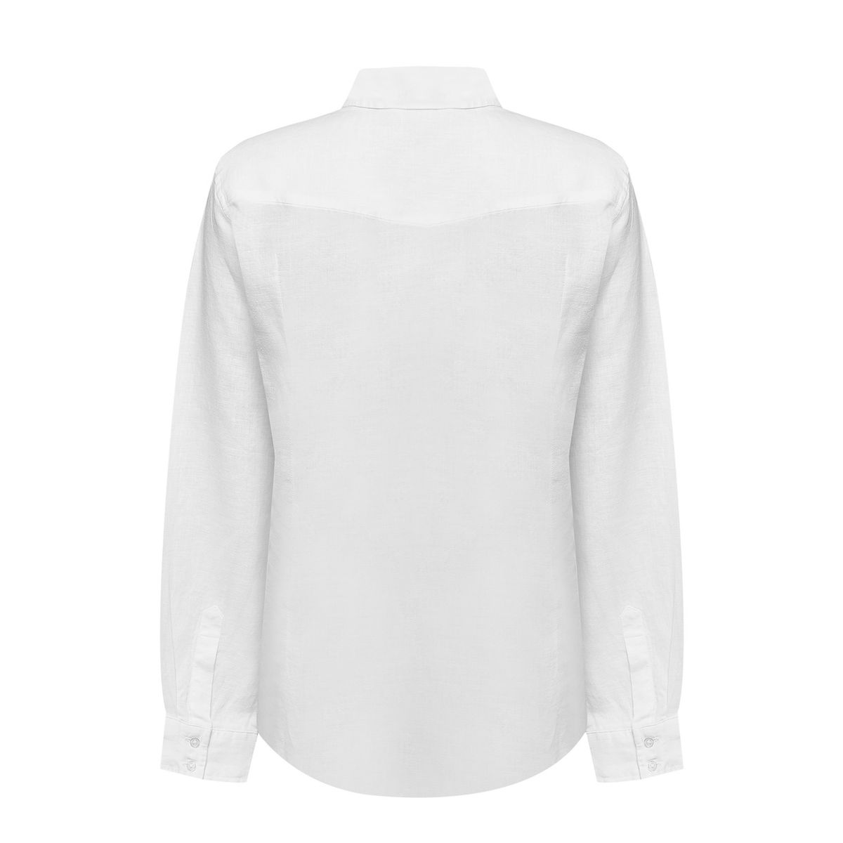 ROCKFORD - Blusa Lino Orgánico Mujer Lirio Blanco ROCKFORD