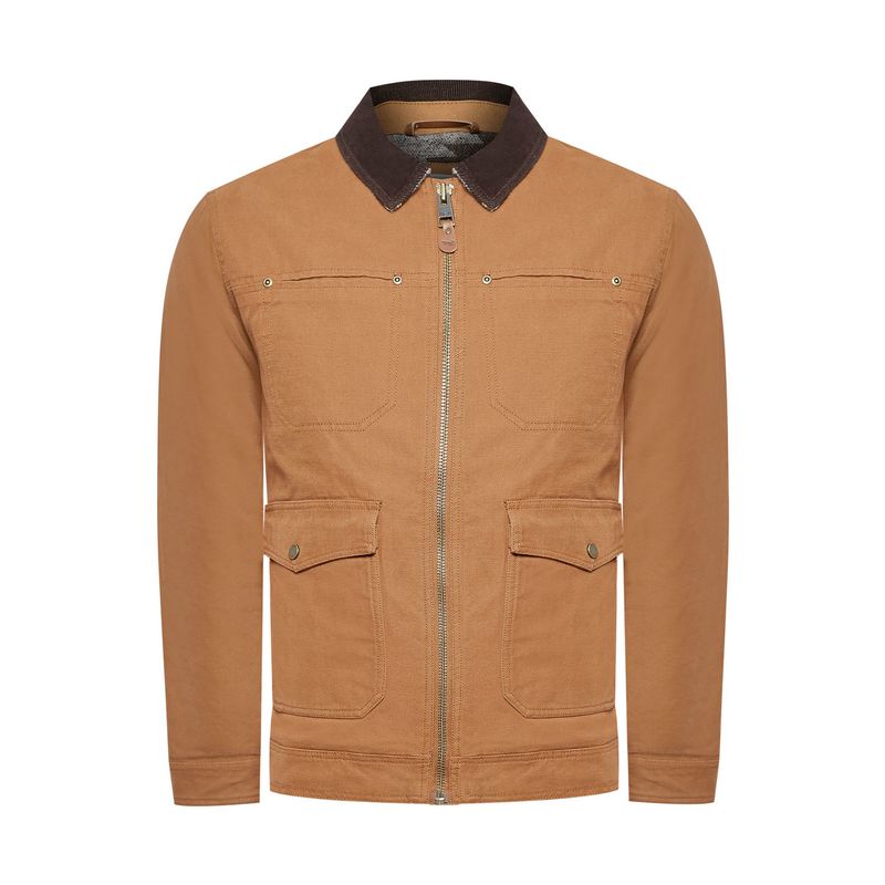 ROCKFORD - Chaqueta Algodón Orgánico Hombre Tundra Café ROCKFORD