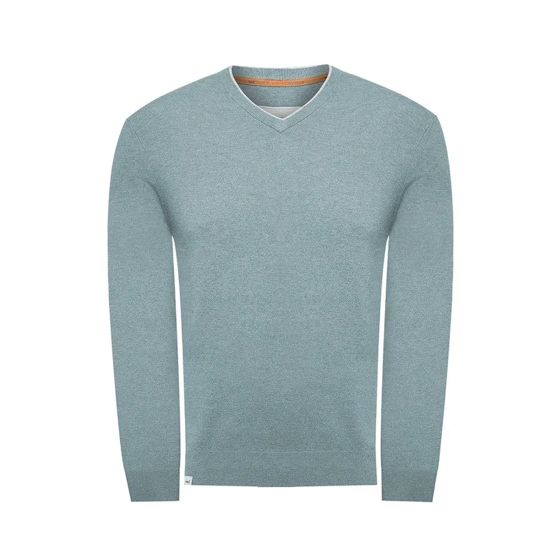ROCKFORD - Sweater Fibras Recic Hombre Angriv Celeste ROCKFORD