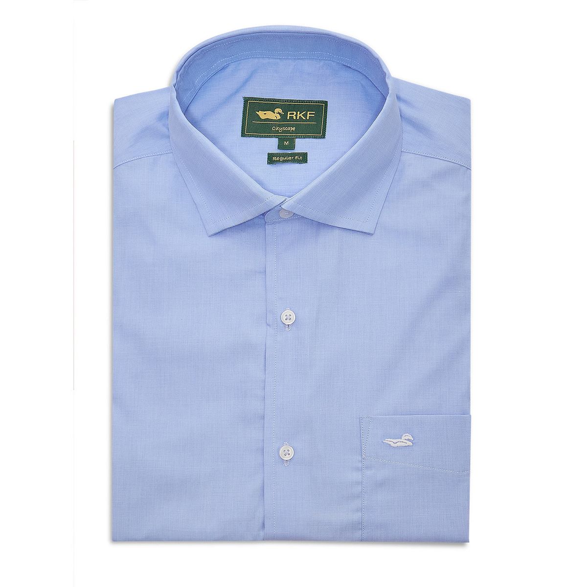 ROCKFORD - Camisa Algodón Hombre Easysolid Celeste ROCKFORD