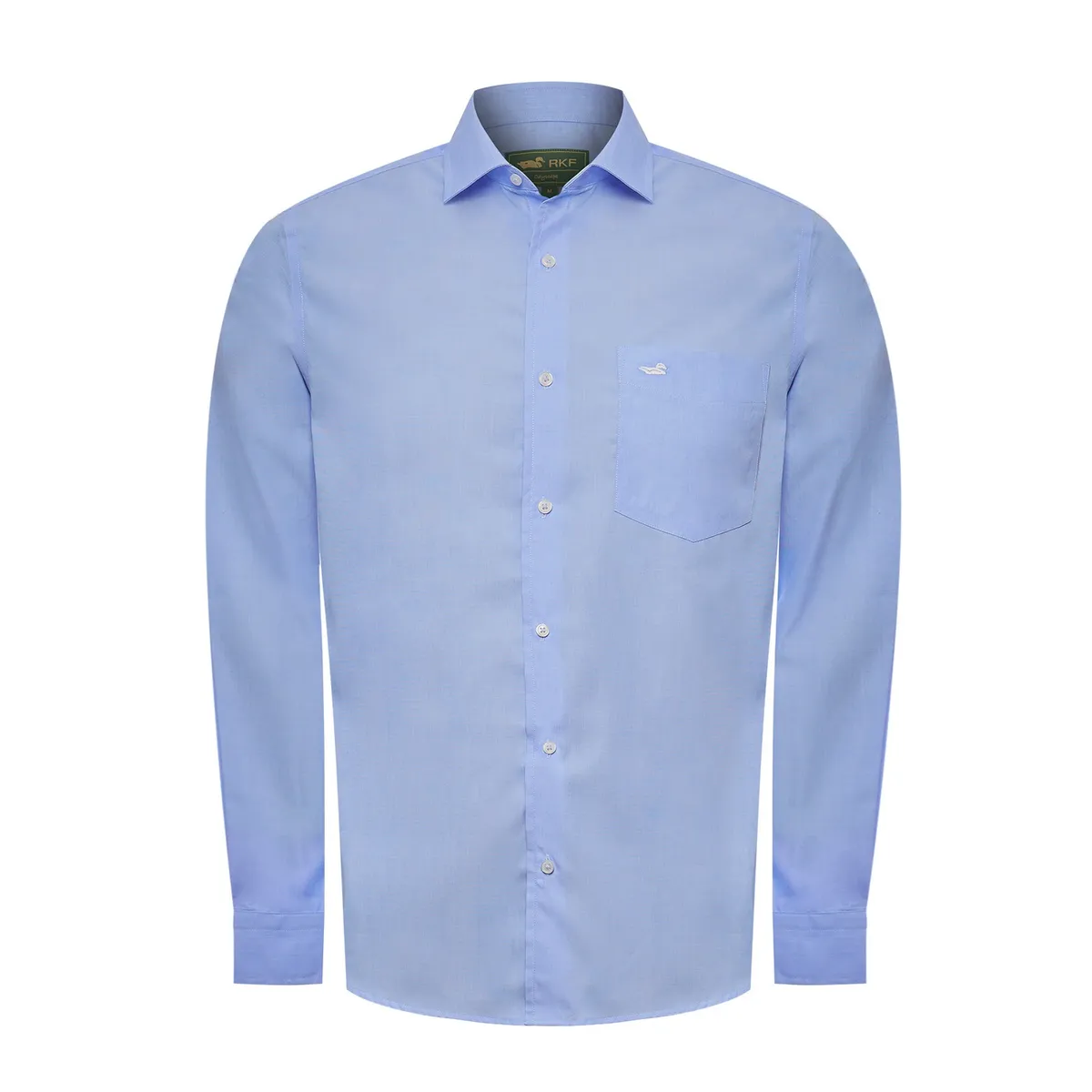 ROCKFORD - Camisa Algodón Hombre Easysolid Celeste ROCKFORD
