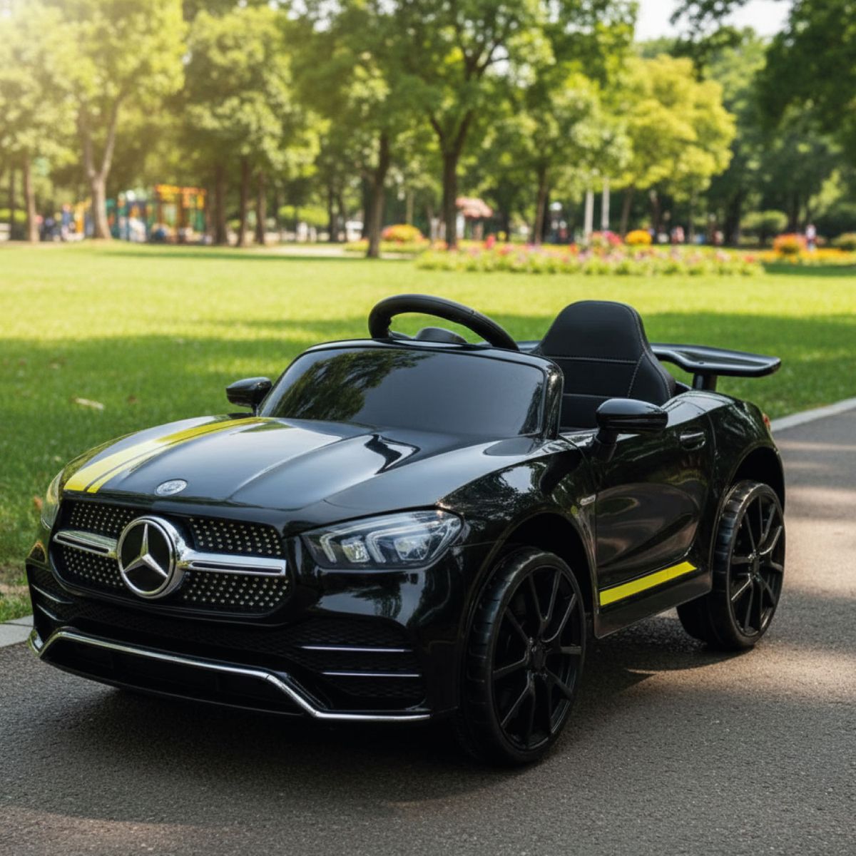 MUNDO ONLINE - Auto Electrico Mercedes Con Control Remoto Luces y Sonido