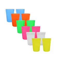PASTELERIUS - 12 Vasos Plasticos Vasos Reutilizables Plasticos Vasos 450ml