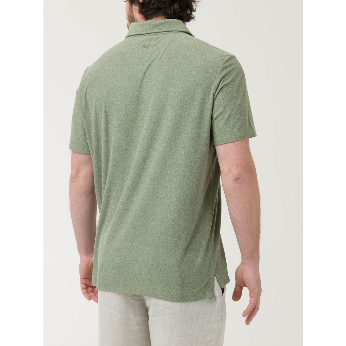 ROCKFORD - Polera Fibras Recicladas Hombre Trento Verde ROCKFORD