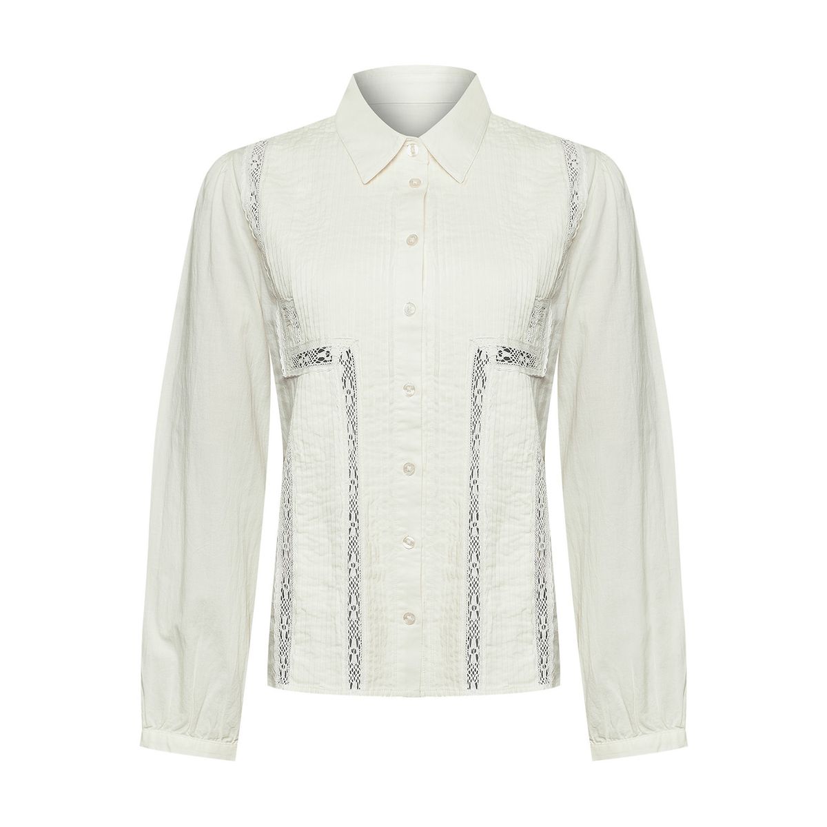 ROCKFORD - Blusa Algodón Orgánico Mujer Serpent Blanco ROCKFORD