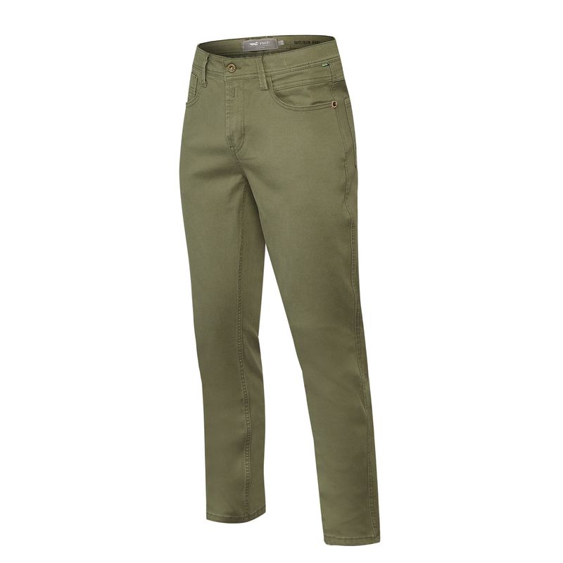ROCKFORD - Jeans Algodón Hombre Baycolor Verde ROCKFORD
