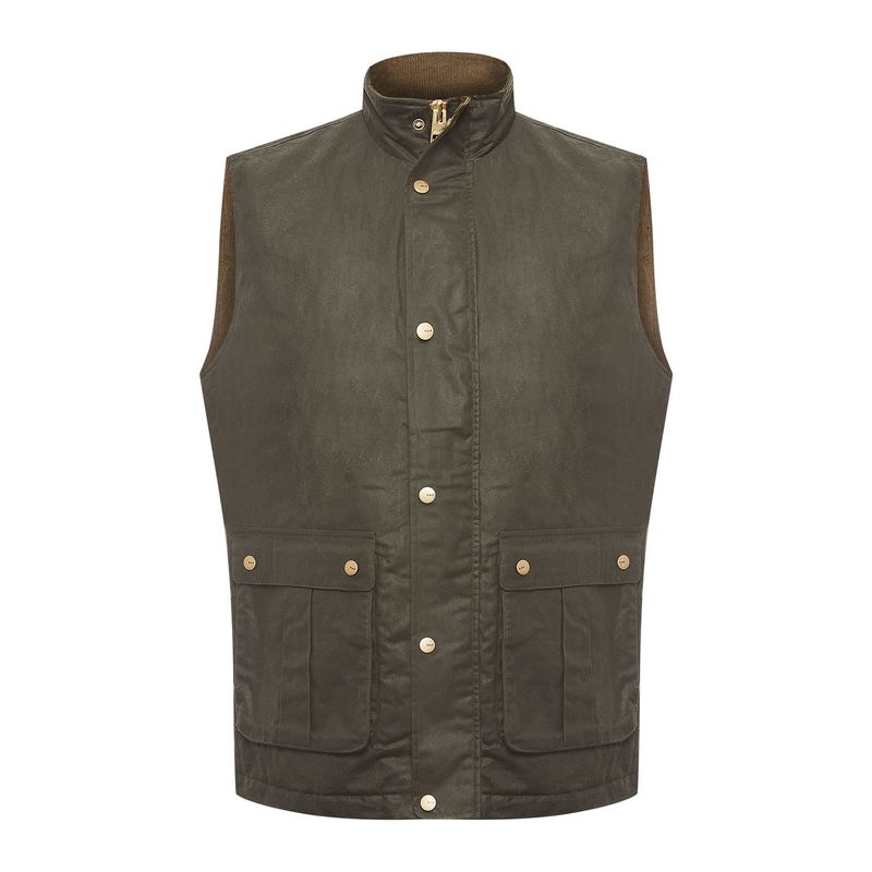 ROCKFORD - Chaqueta Algodón Encerado Hombre WAX Verde ROCKFORD