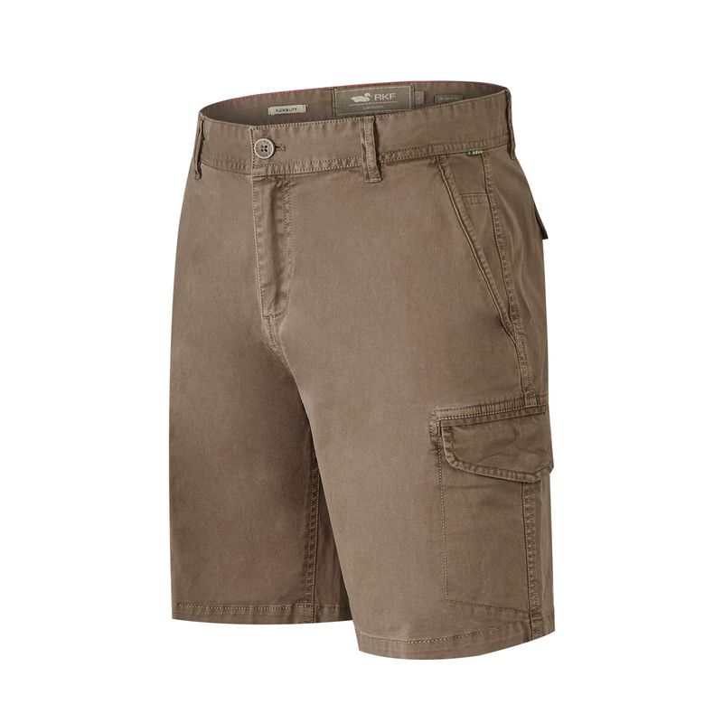 ROCKFORD - Short Algodón Hombre Kunapro Café ROCKFORD