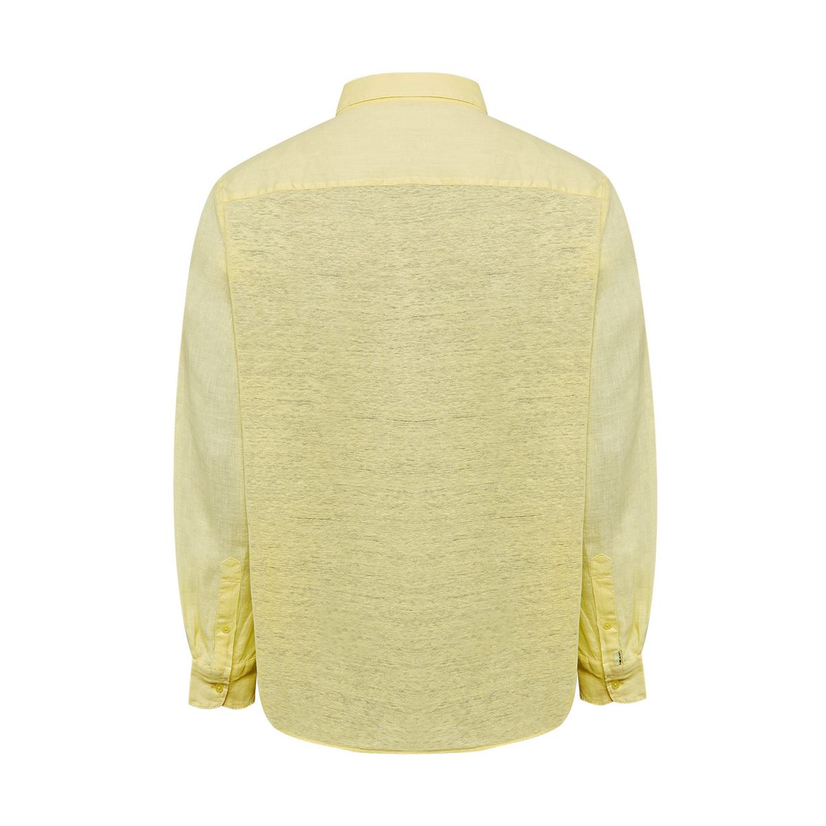 ROCKFORD - Camisa Lino Orgánico Hombre Linjer Amarillo ROCKFORD