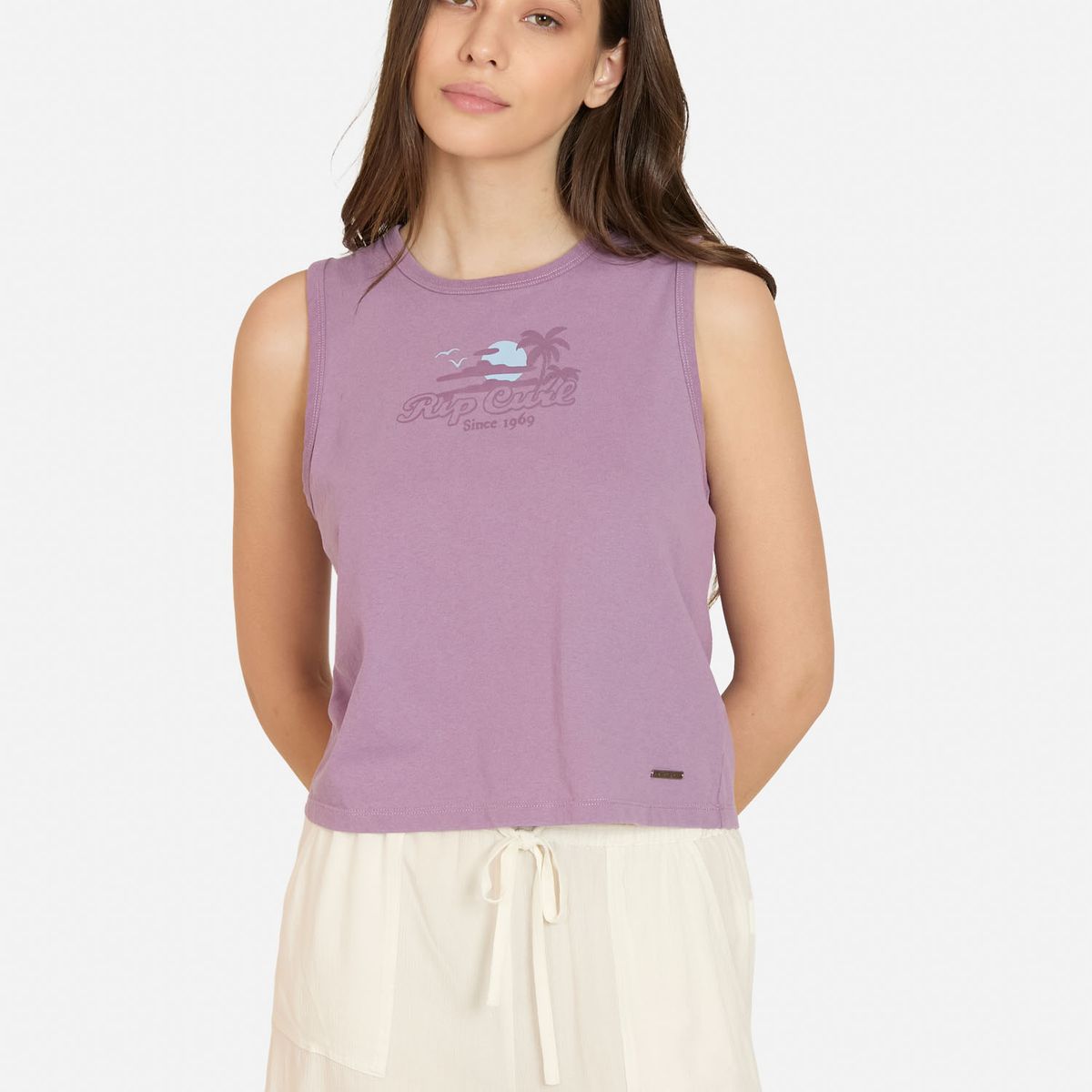 RIP CURL - Polera MC Sunsetwave Rosado Mujer Rip Curl - Rosa