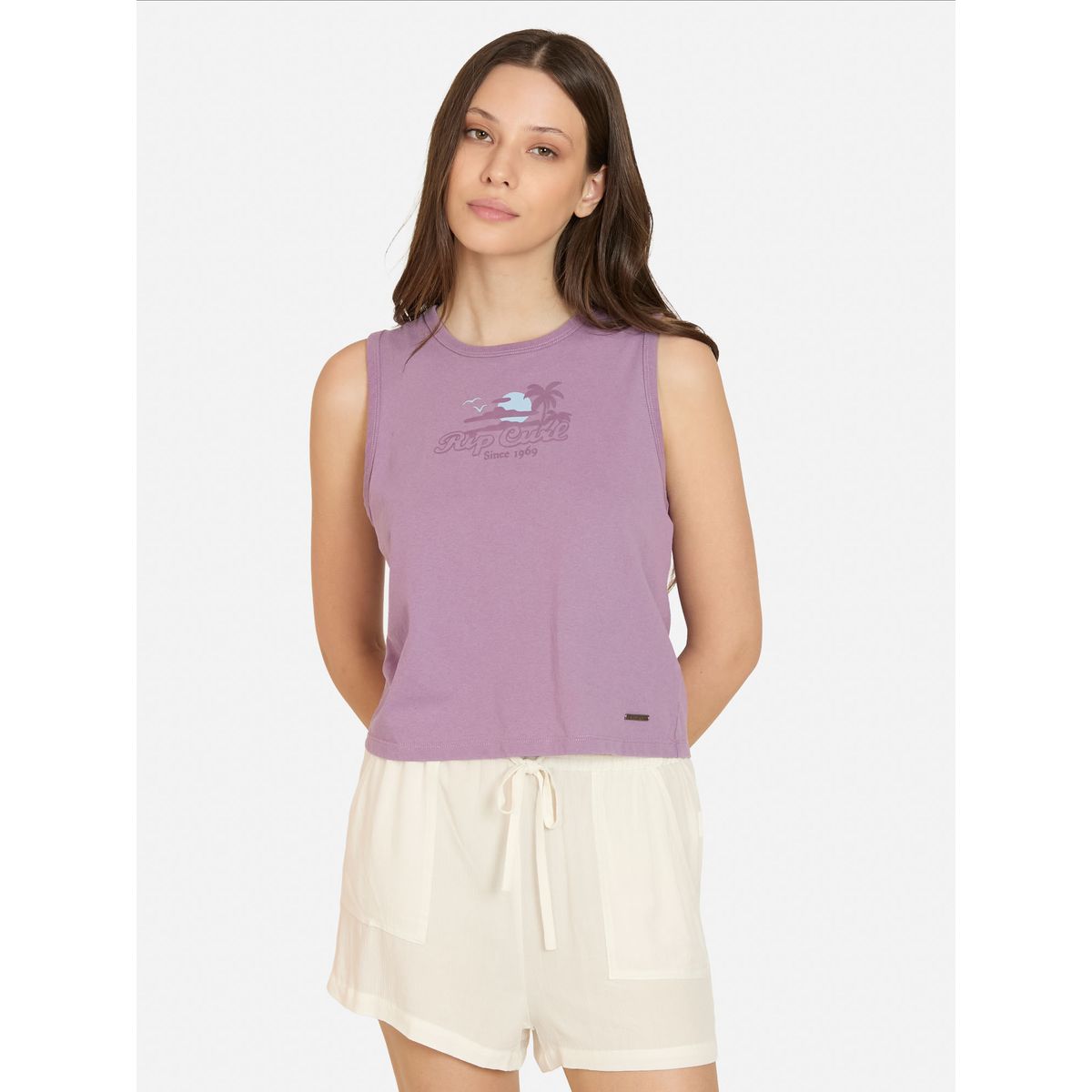 RIP CURL - Polera MC Sunsetwave Rosado Mujer Rip Curl - Rosa