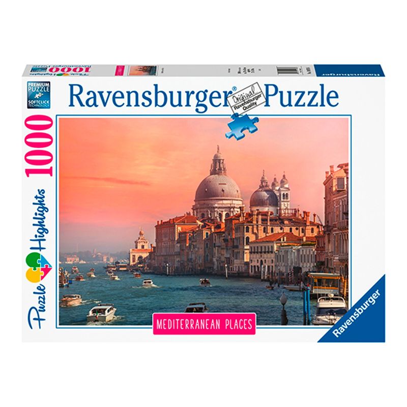 RAVENSBURGER - Puzzle Italia Mediterránea - 1000 Piezas Ravensburger