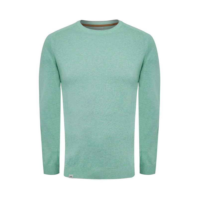 ROCKFORD - Sweater Algodón Orgánico Hombre Angri Verde ROCKFORD