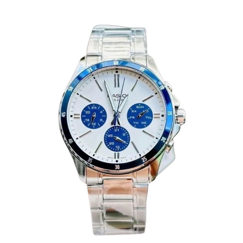CASIO - RELOJ CASIO MTP1374D-7A2V HOMBRE ANALOOG METAL MULTICALENDARIO