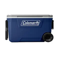 COLEMAN - Cooler Hielera 62 Qt/58 Lts Con Ruedas Azul gris