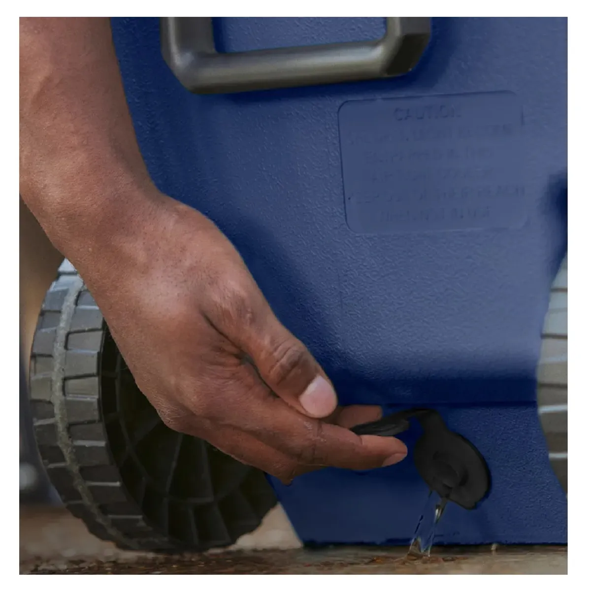 COLEMAN - Cooler Hielera 62 Qt/58 Lts Con Ruedas Azul gris  Coleman