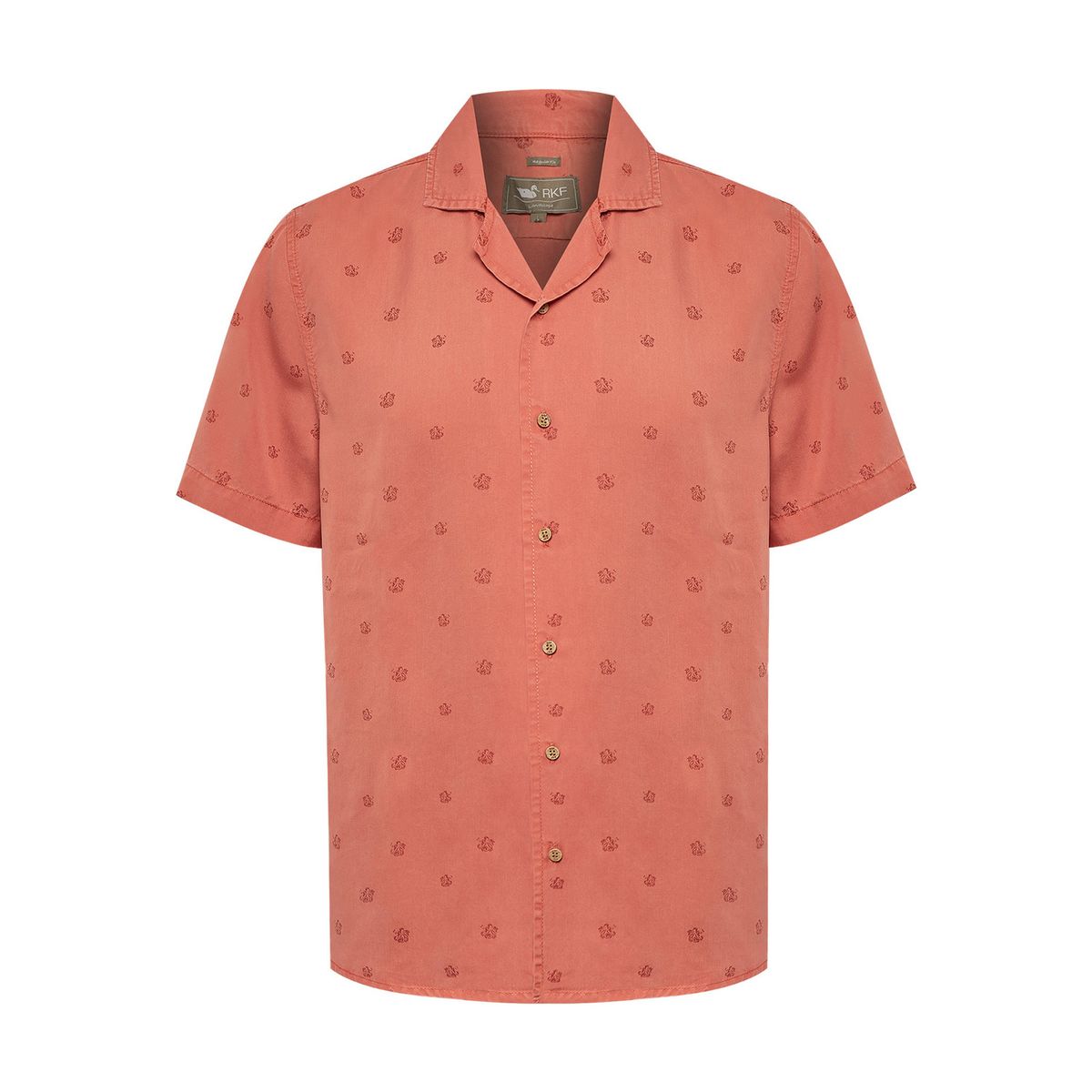 ROCKFORD - Camisa Tencel Hombre Tencelpri Rojo ROCKFORD