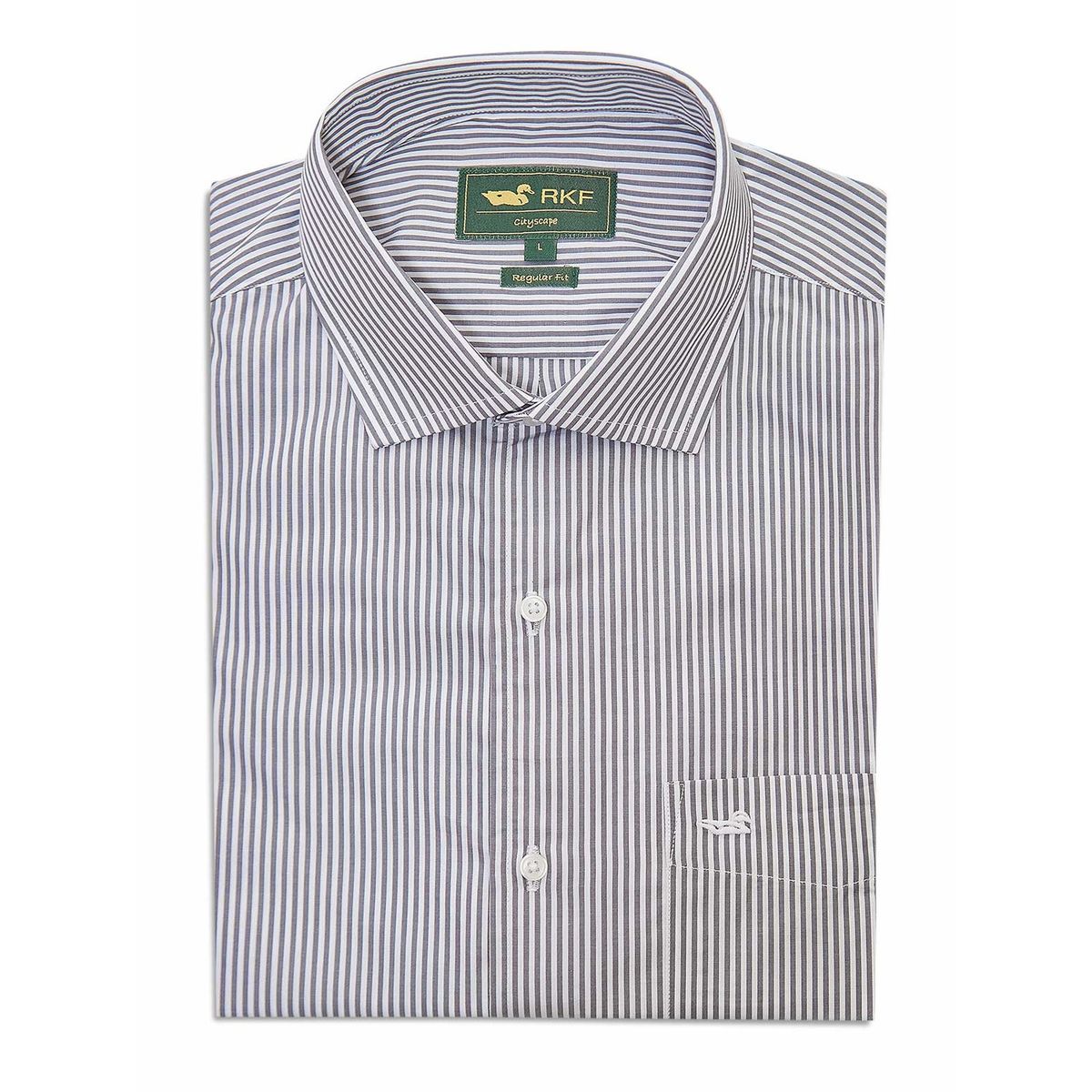 ROCKFORD - Camisa Algodón Hombre Easylife Gris ROCKFORD
