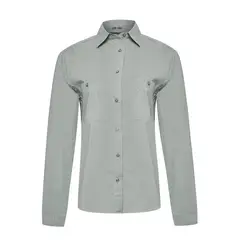 ROCKFORD - Blusa Algodón Orgánico Mujer Coop Gris