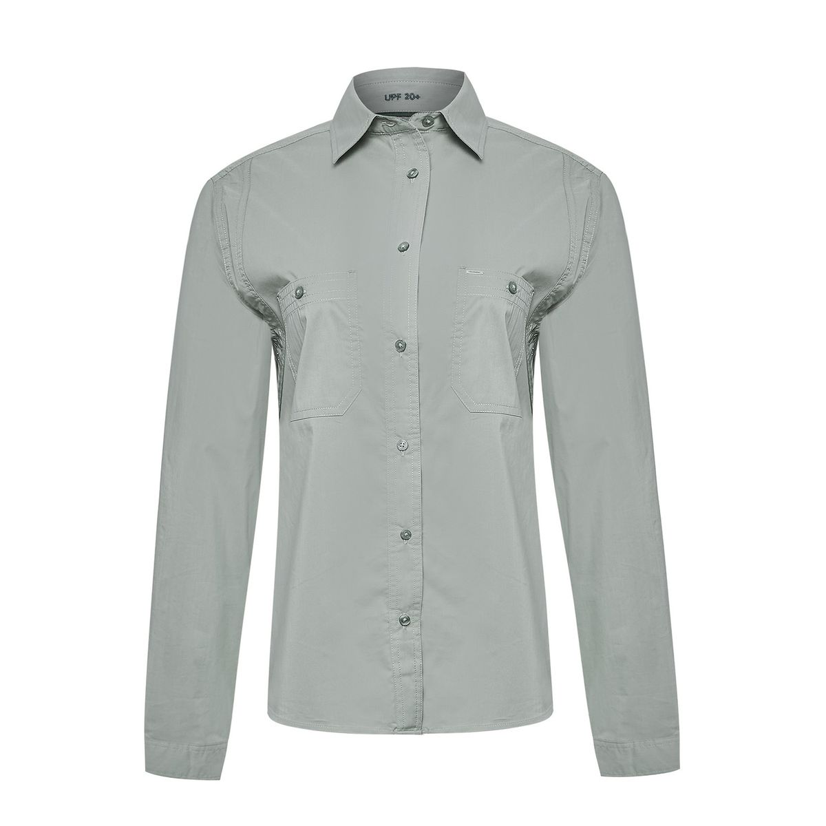 ROCKFORD - Blusa Algodón Orgánico Mujer Coop Gris ROCKFORD
