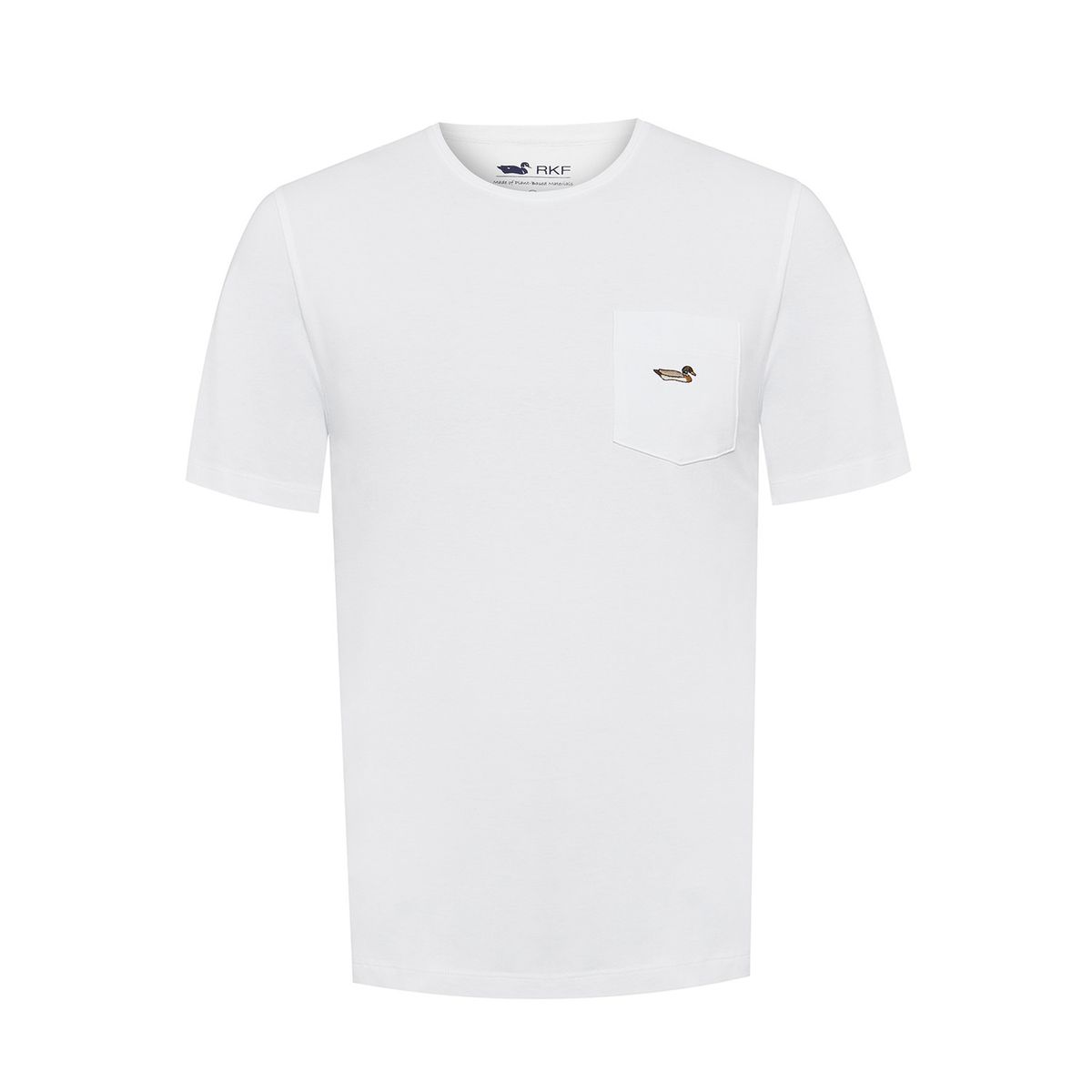 ROCKFORD - Polera Algodón Orgánico Hombre Drake Blanco ROCKFORD