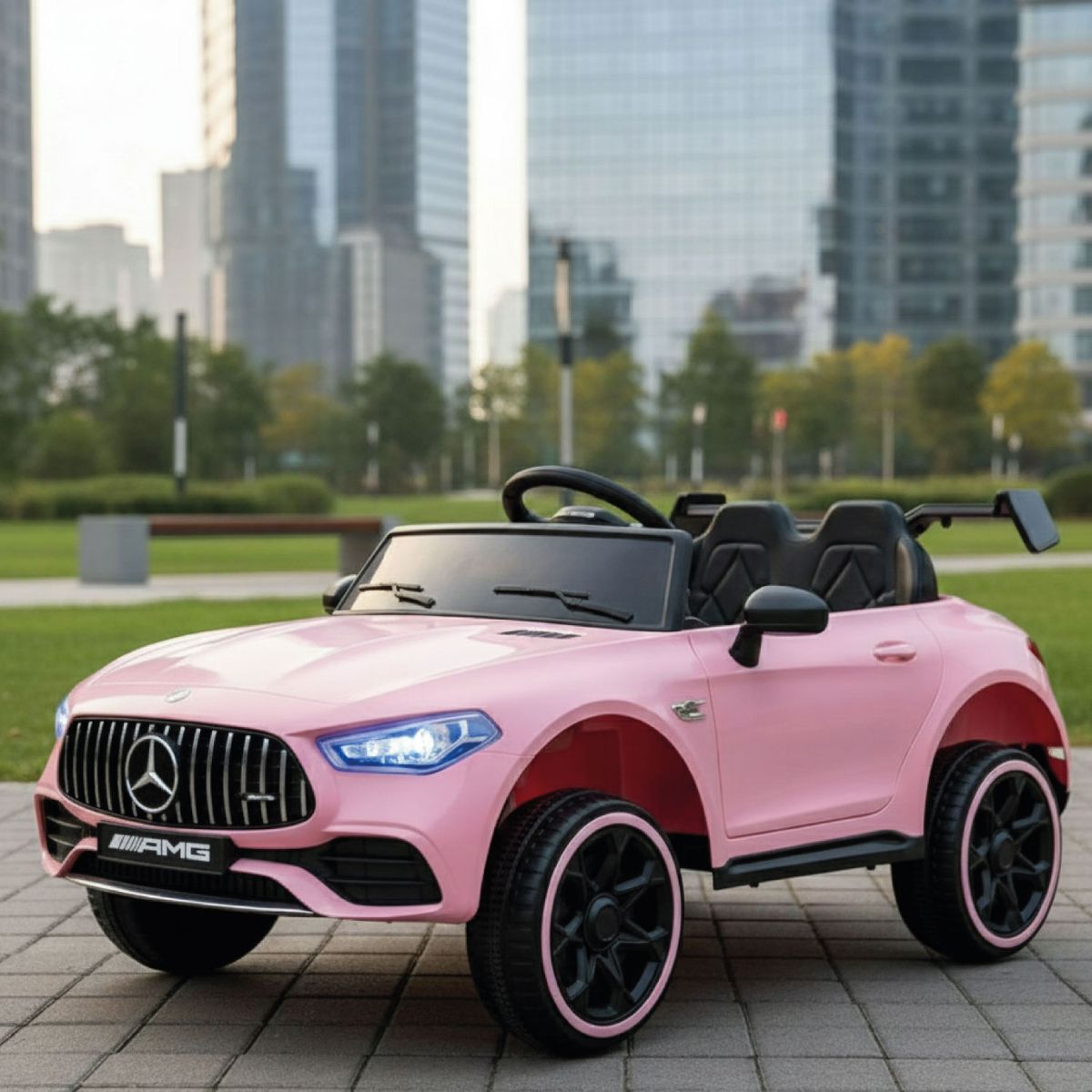 MUNDO ONLINE - Auto Electrico Mercedes Con Control Remoto Luces y Sonido