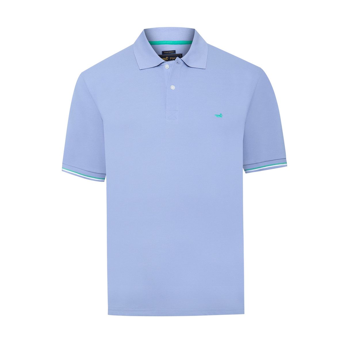 ROCKFORD - Polera Algodón Pima Hombre Mitchell Morado ROCKFORD