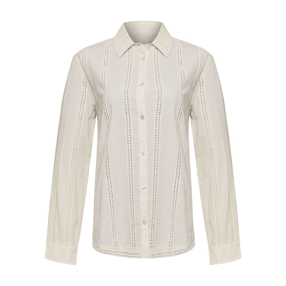 ROCKFORD - Blusa Algodón Orgánico Mujer Zambor Blanco ROCKFORD