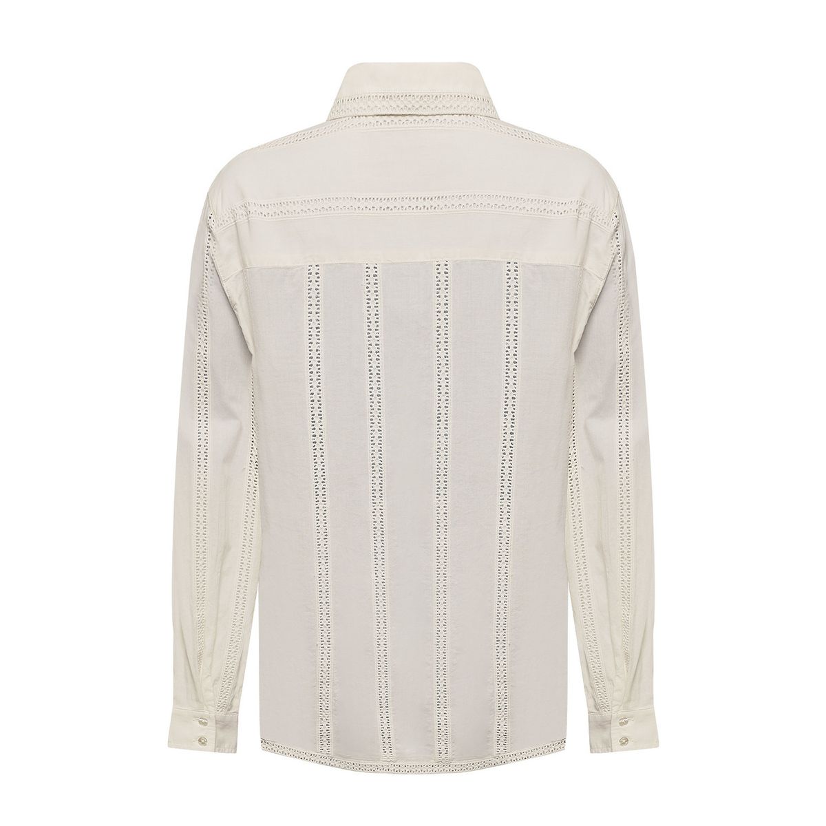 ROCKFORD - Blusa Algodón Orgánico Mujer Zambor Blanco ROCKFORD