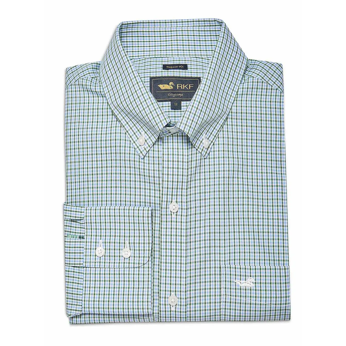 ROCKFORD - Camisa Libre de Arrugas Blanco Algodón Hombre ROCKFORD