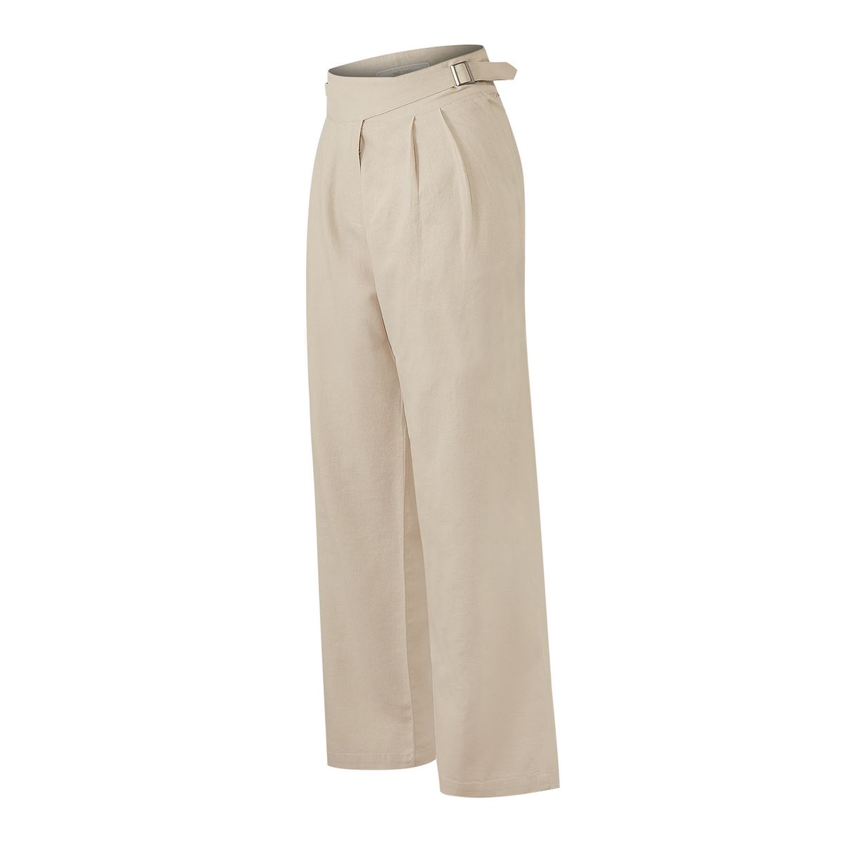 ROCKFORD - Pantalón Lino Orgánico Mujer Ava Beige ROCKFORD