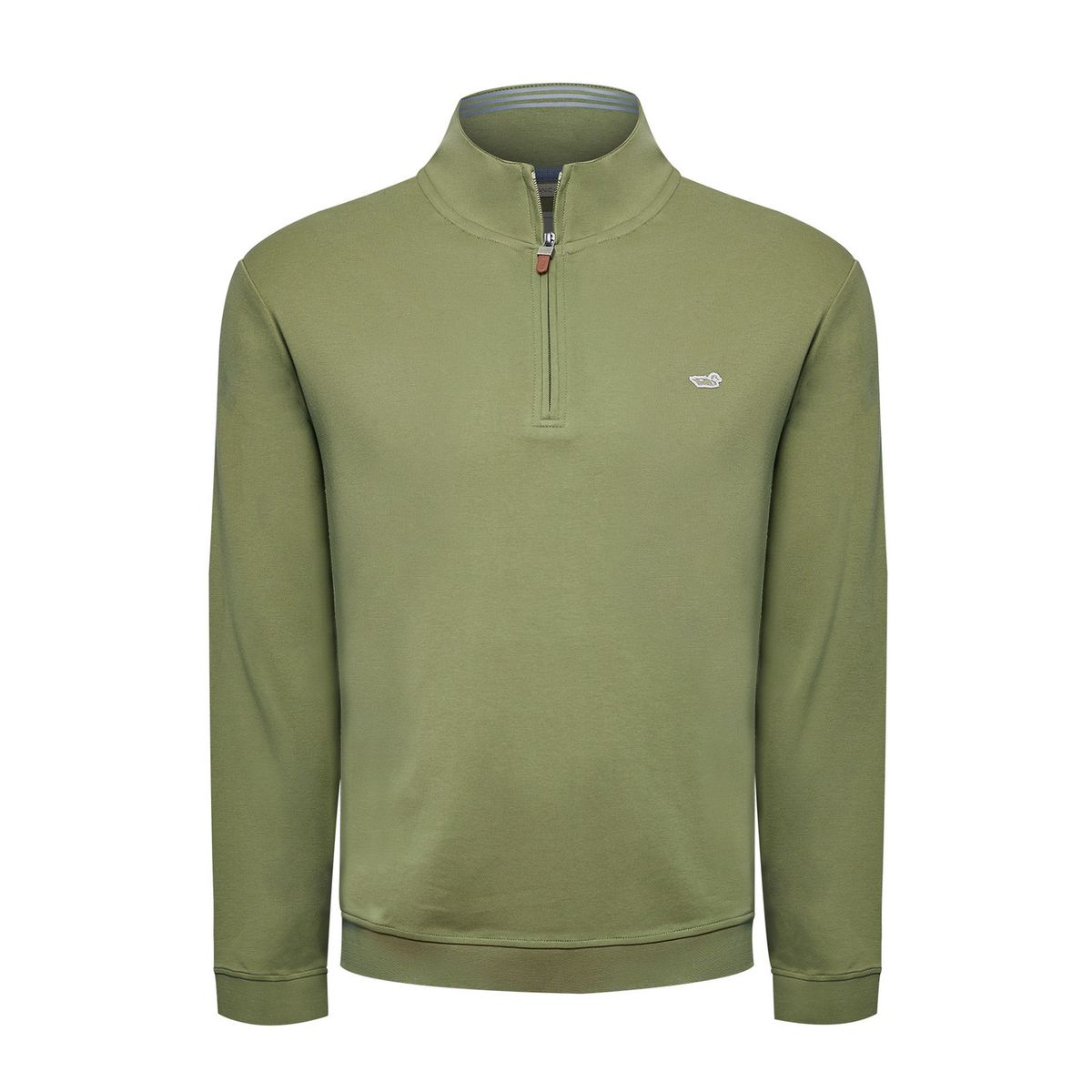 ROCKFORD - Polerón Algodón Pima Hombre Riminihalf Verde ROCKFORD