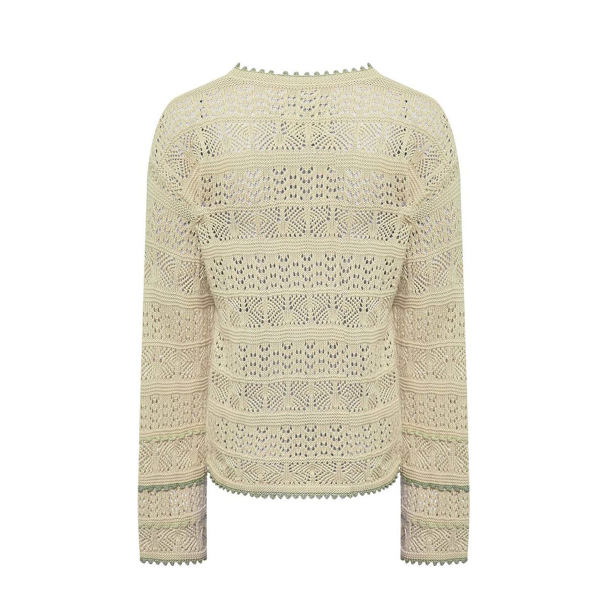 ROCKFORD - Sweater Algodón Mujer Dindo Beige ROCKFORD