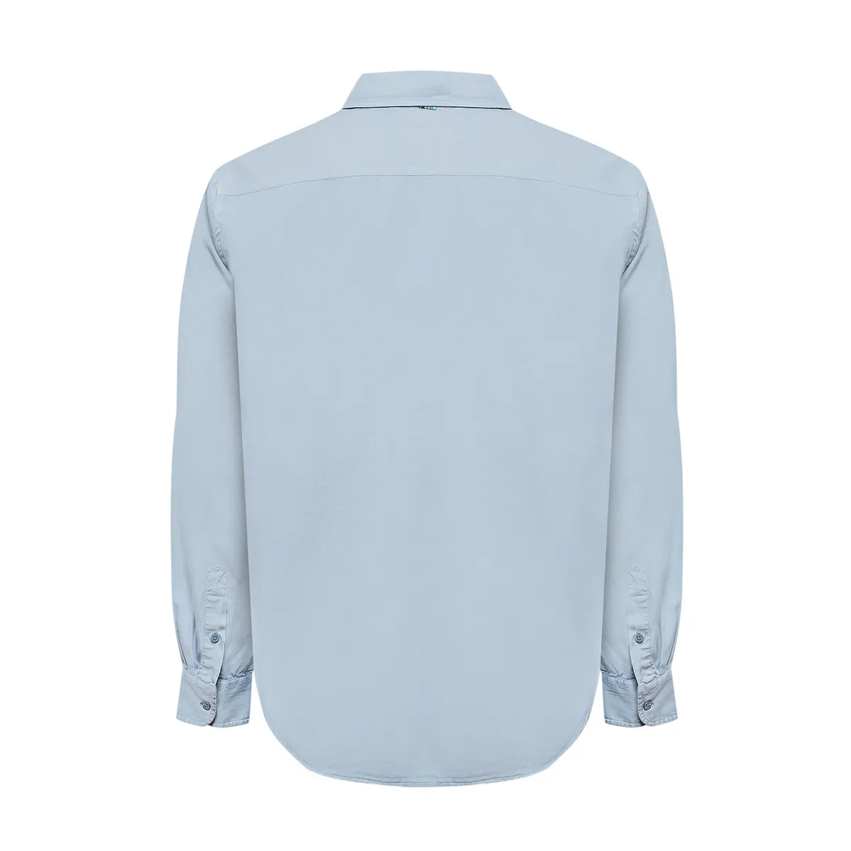 ROCKFORD - Camisa Tencel Hombre Tencelhalf Azul ROCKFORD