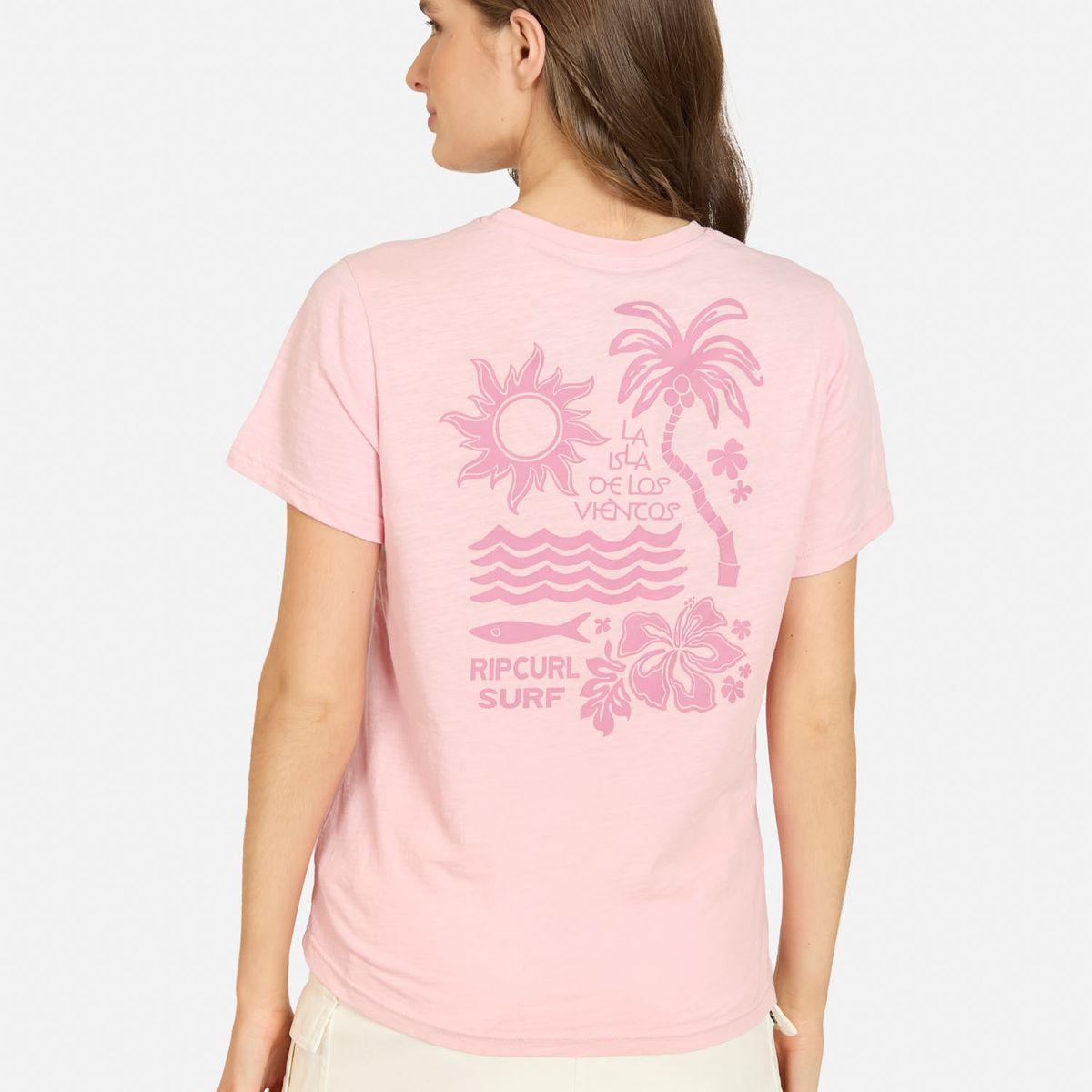 RIP CURL - Polera MC Windzone Rosado Mujer Rip Curl - Rosa