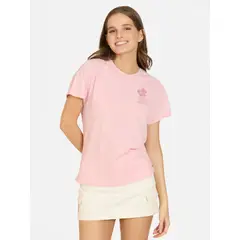 RIP CURL - Polera MC Windzone Rosado Mujer - Rosa