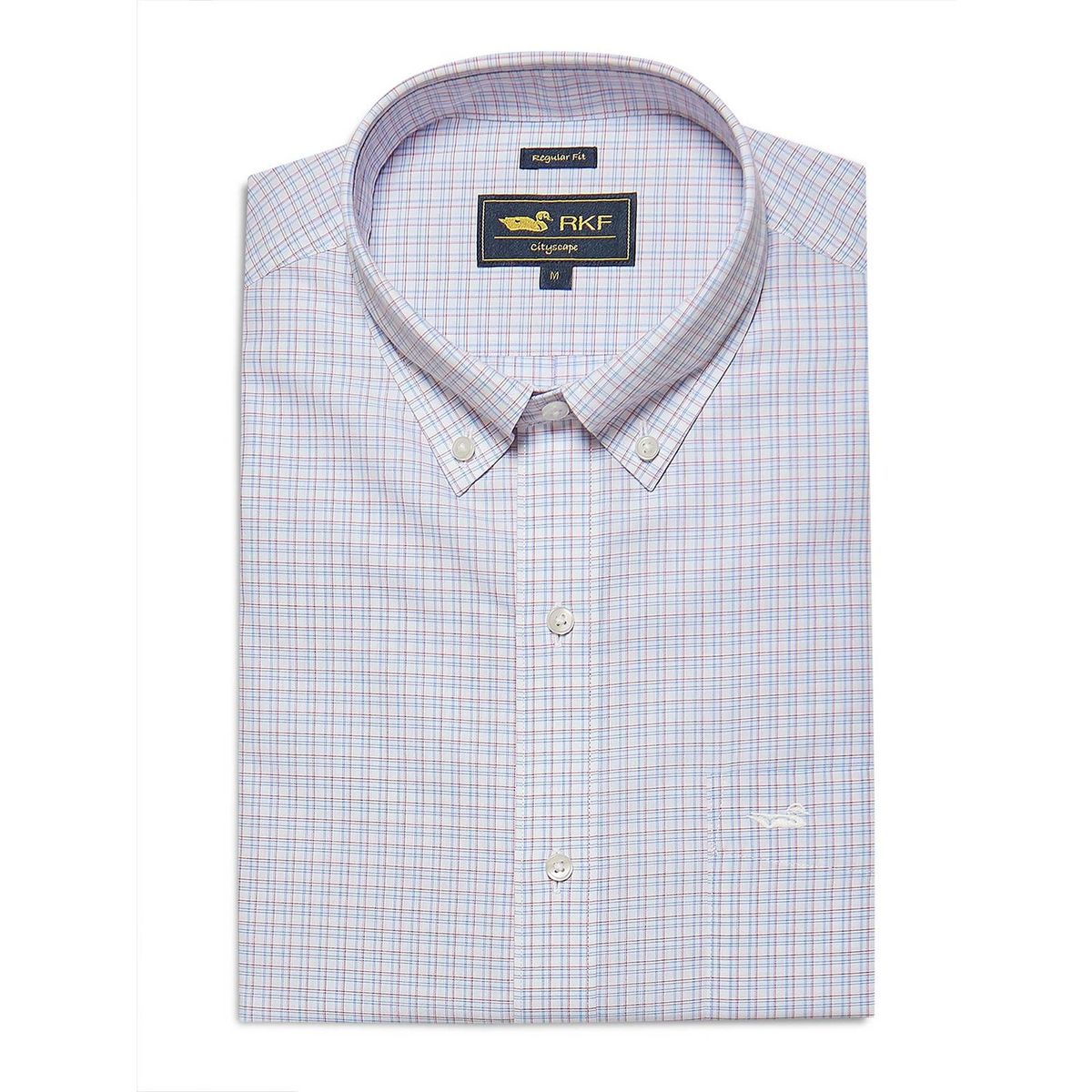 ROCKFORD - Camisa Libre de Arrugas Algodón Hombre Blanco ROCKFORD