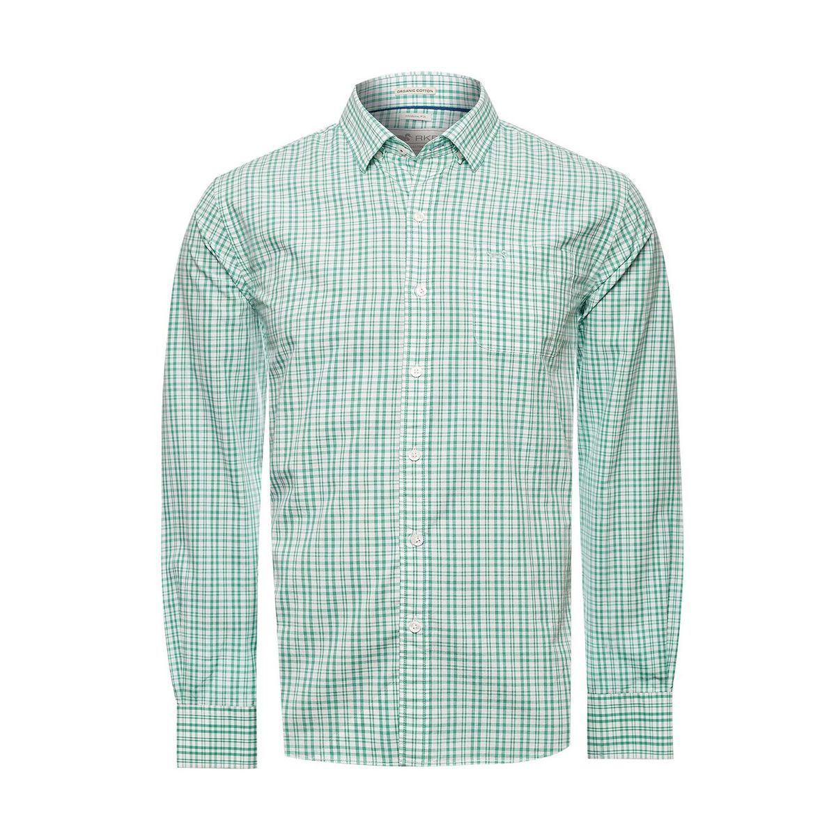 ROCKFORD - Camisa Algodón Orgánico Hombre Lighter Verde ROCKFORD