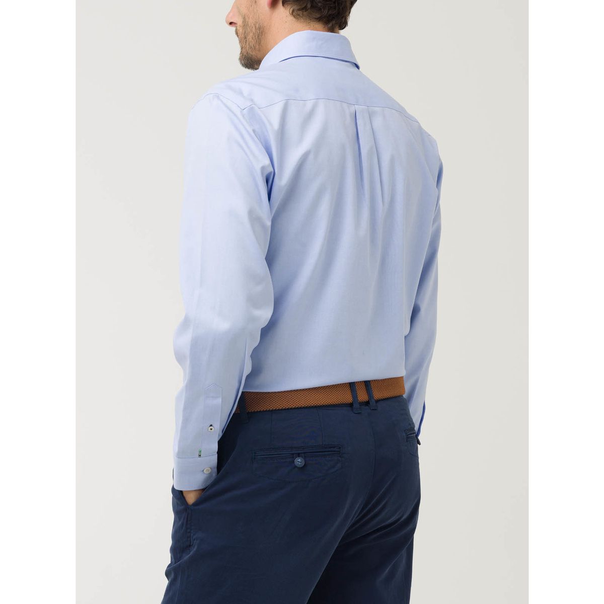 ROCKFORD - Camisa Algodón Hombre Farifax Azul ROCKFORD