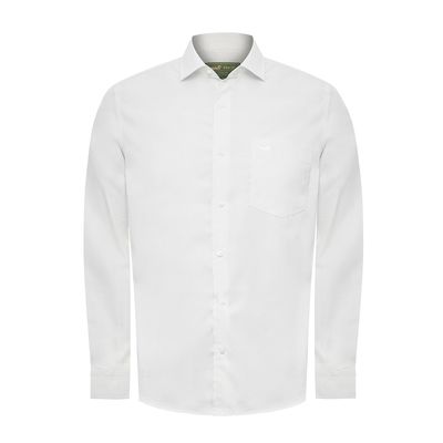 Imagen 2 del producto Camisa Algodón Hombre Easysolid Blanco