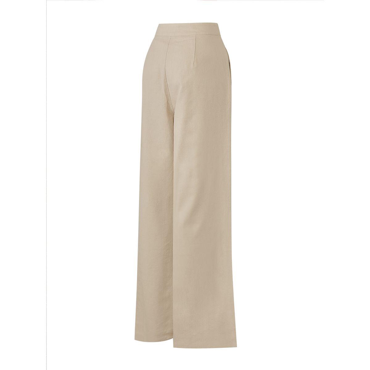ROCKFORD - Pantalón Lino Orgánico Mujer Loch Beige ROCKFORD