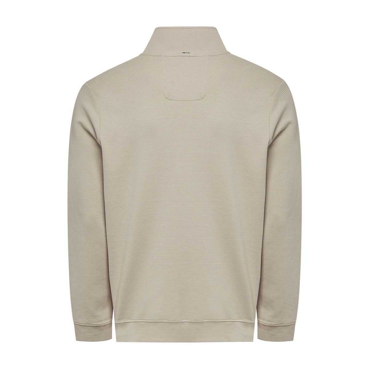 ROCKFORD - Polerón Algodón Pima Hombre Rimistripe Beige ROCKFORD