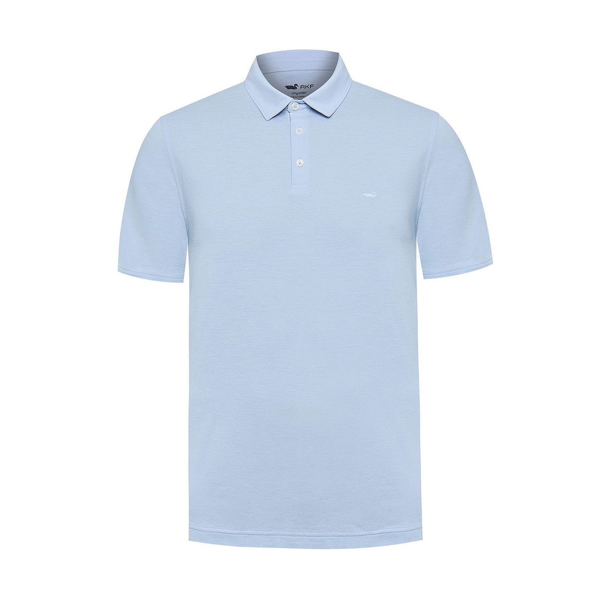 ROCKFORD - Polera Algodón Orgánico Hombre Padua Celeste ROCKFORD