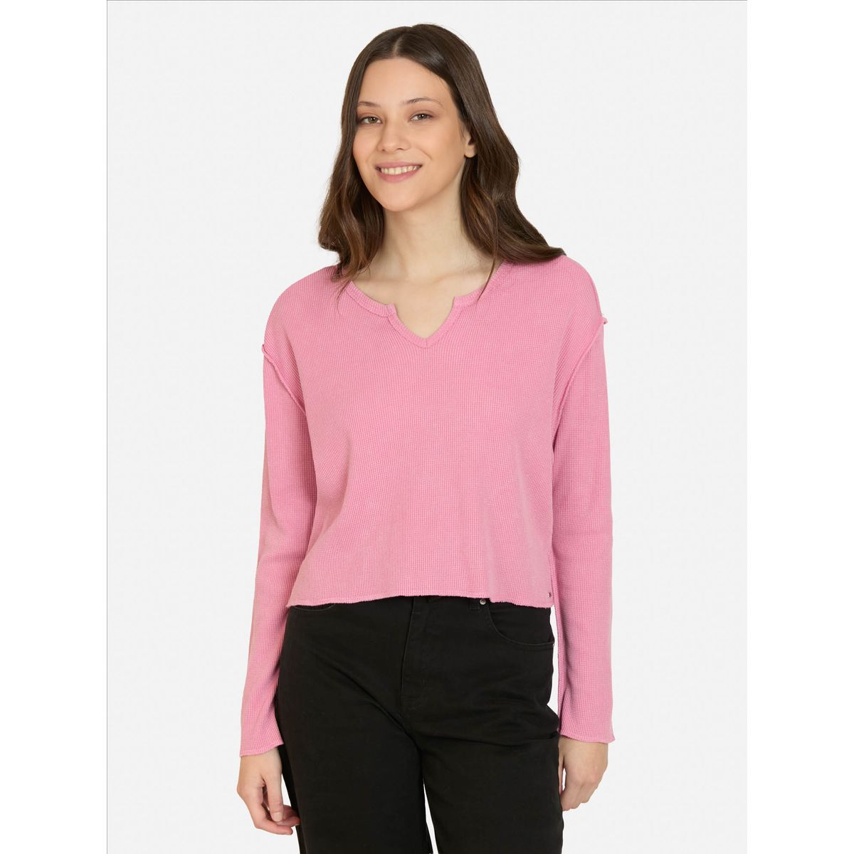 RIP CURL - Polera ML Bluetide Rosado Mujer Rip Curl - Rosa