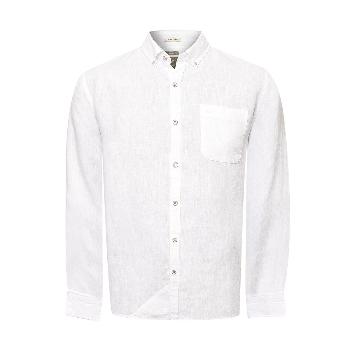 ROCKFORD - Camisa Lino Orgánico Hombre Linentex Blanco ROCKFORD