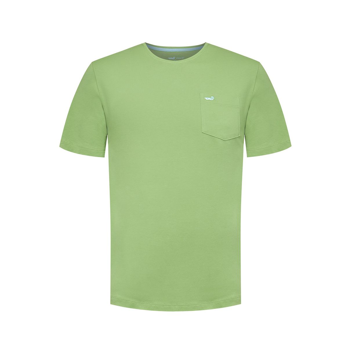 ROCKFORD - Polera Algodón Orgánico Hombre Basicpoc Verde ROCKFORD