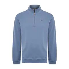 ROCKFORD - Polerón Algodón Pima Hombre Rimistripe Azul