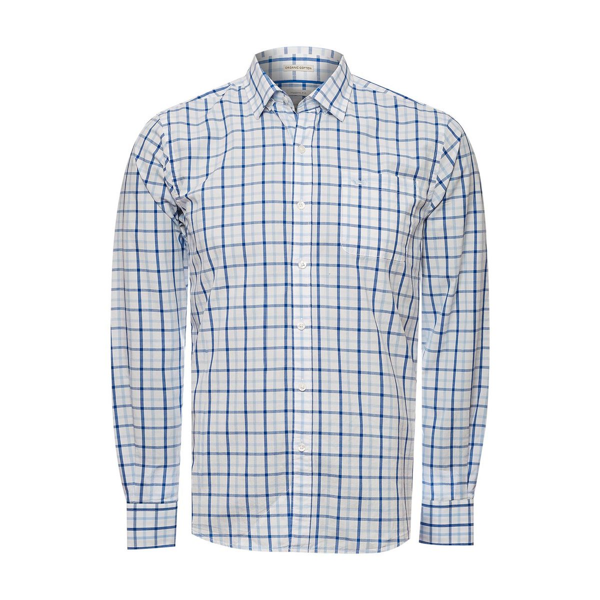 ROCKFORD - Camisa Algodón Org Hombre Lighter Celeste ROCKFORD