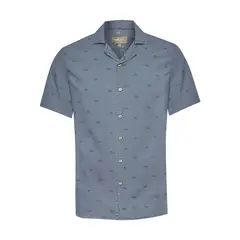 ROCKFORD - Camisa Tencel Hombre Tencelpri Azul